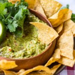 Guacamole Made In the Food Processor
