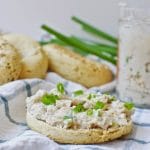 Vegan 2-Ingredient Scallion Cream Cheese (Soy-Free)