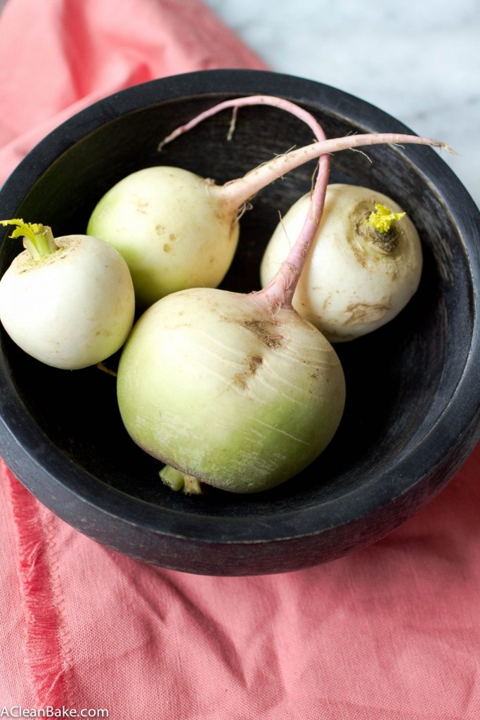 Maple Roasted Turnips with Bacon and Crispy Shallots A Clean Bake
