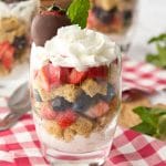 Mixed Berry Cake Trifles (Gluten Free, Paleo, Low Carb)