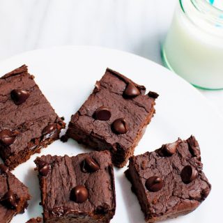 Flourless Double Chocolate Brownies (gluten free)