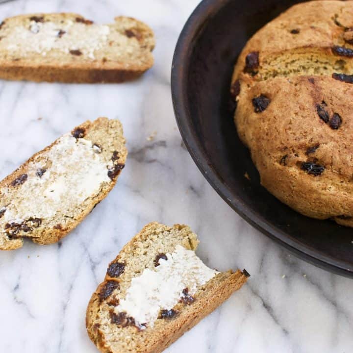 Gluten Free and Vegan Irish Soda Bread