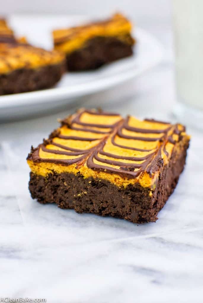 Gluten Free Pumpkin Cheesecake Brownies