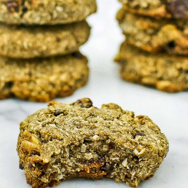 Coconut Cherry Breakfast Cookies