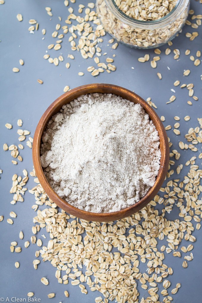 making oat flour with an emulsion blender