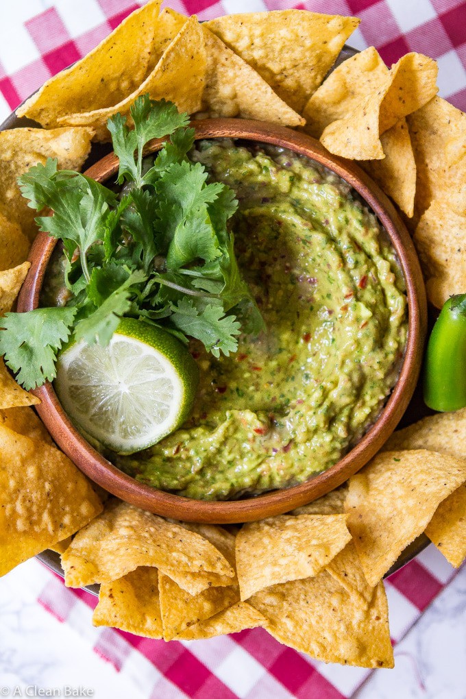 Guacamole Made In the Food Processor