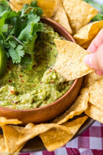 Guacamole in the Food Processor (real food, clean eating) | A Clean Bake
