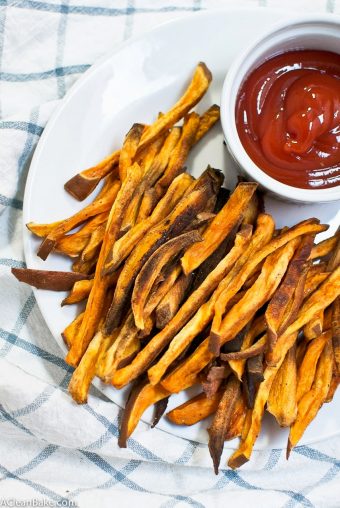 Thin-Cut Baked Sweet Potato Fries