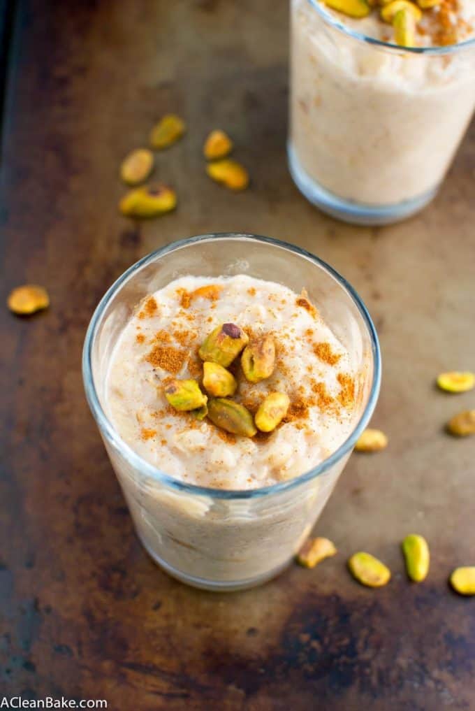 Healthy Pistachio Orange Rice Pudding