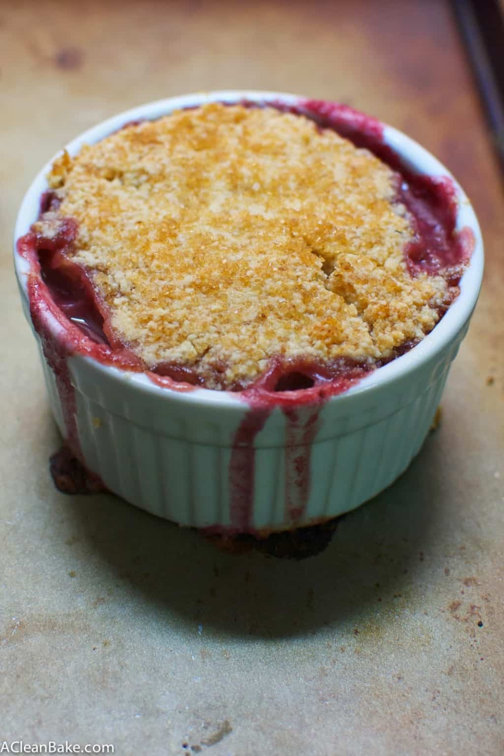 Grain-Free Single-Serve Cherry Rhubarb Pies (#Paleo and #Vegan)