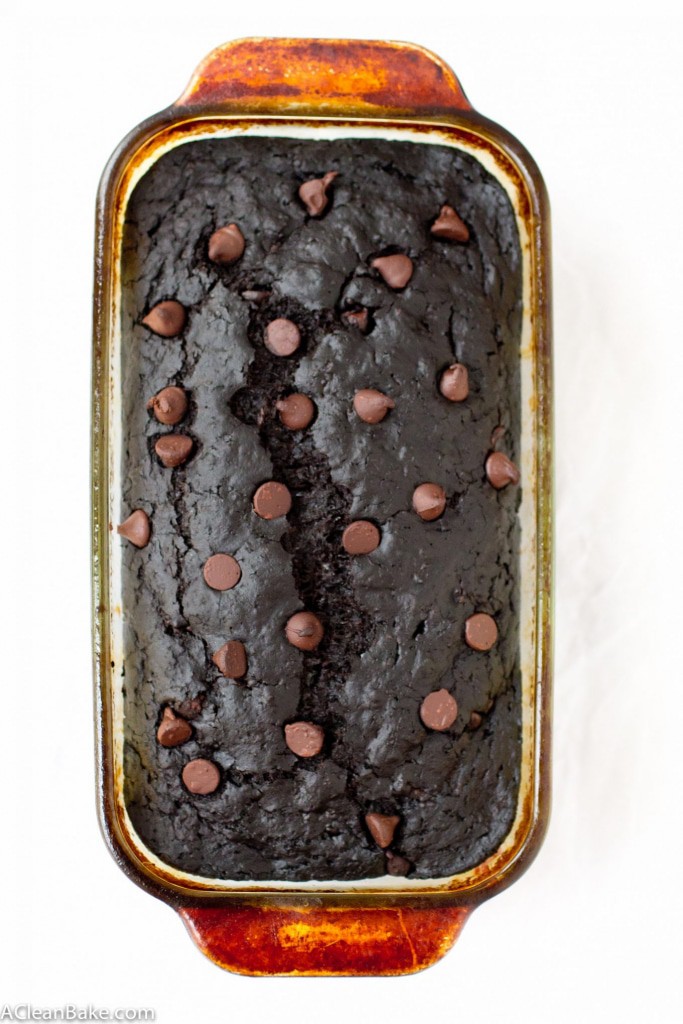 Gluten Free Double Chocolate Zucchini Bread. What a great way to use up all of the zucchini from the garden!