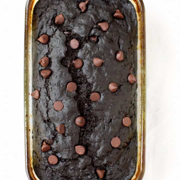 Gluten Free Double Chocolate Zucchini Bread. What a great way to use up all of the zucchini from the garden!