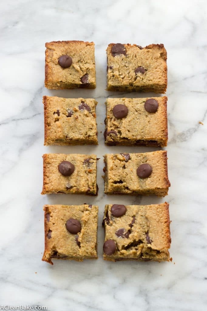 Grain Free Blondies from acleanbake.com