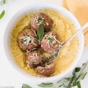 Turkey Meatballs with Apple and Sage (gluten free, paleo, whole30)