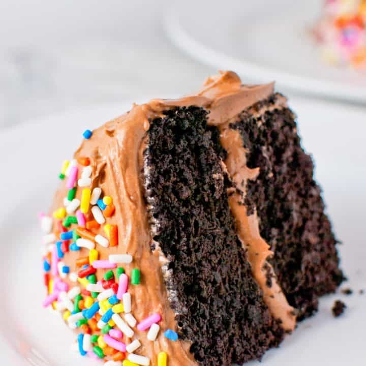 Clean Eating Chocolate Layer Cake