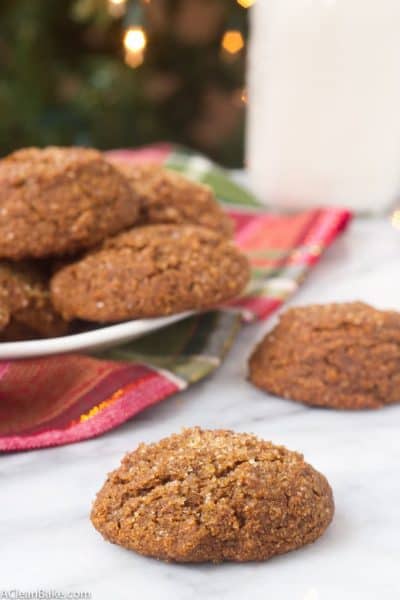 Grain free Paleo Gingerbread Cookies