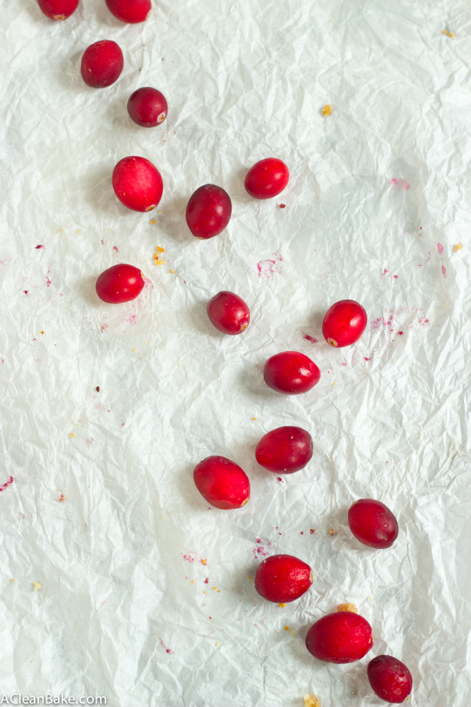 Cranberry Orange Shortbread Bars