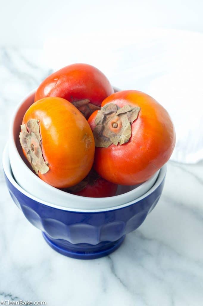 Olive Oil and Spice Cupcakes with Bourbon Persimmon Frosting #glutenfree #grainfree #paleo