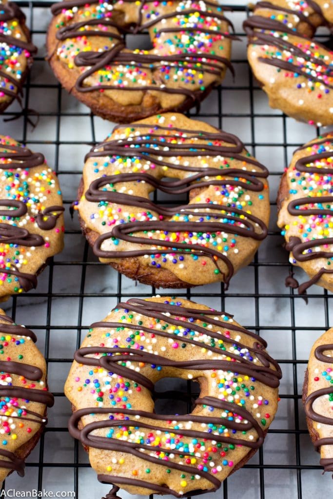 Paleo Banana Bread Chocolate Chip Doughnuts