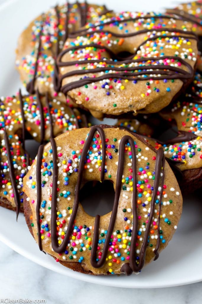 Paleo Banana Bread Chocolate Chip Doughnuts