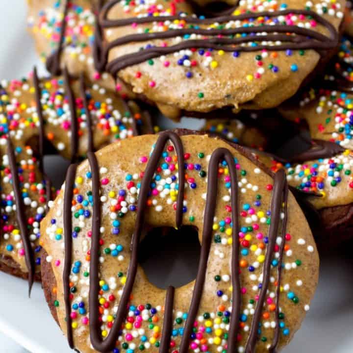 Paleo Banana Bread Chocolate Chip Doughnuts