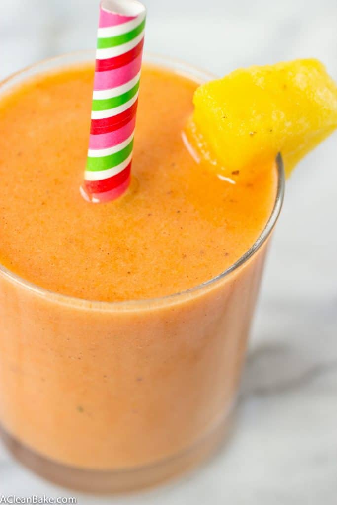 PIneapple Smoothie with Nutmeg #vegan #glutenfree #paleo #whole30