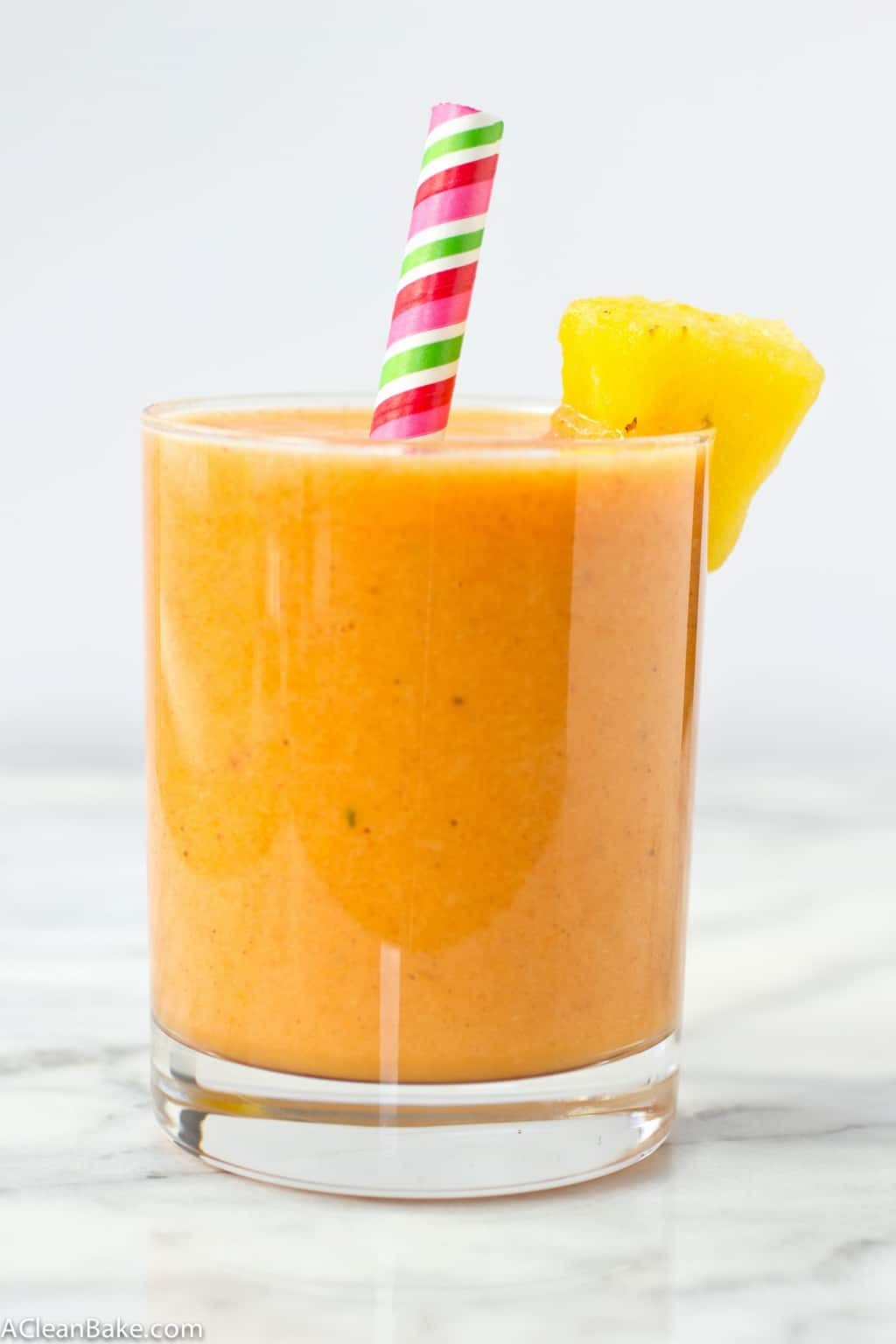 Pineapple Smoothie with Nutmeg Gluten Free Vegan A Clean Bake