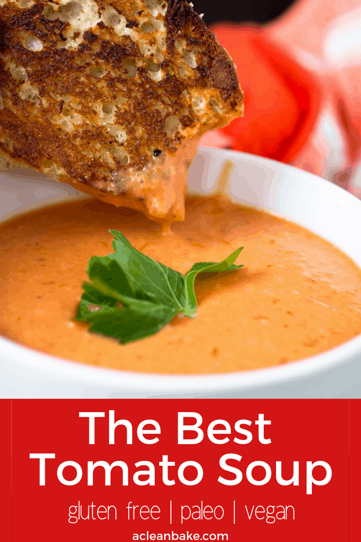 Homemade Tomato Soup | Easy Tomato Soup Recipe | A Clean Bake