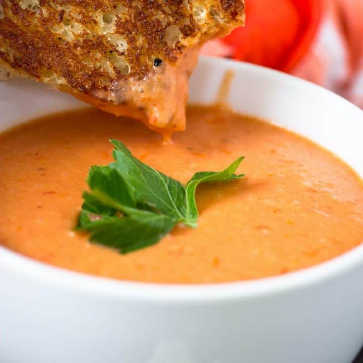 homemade creamy tomato soup