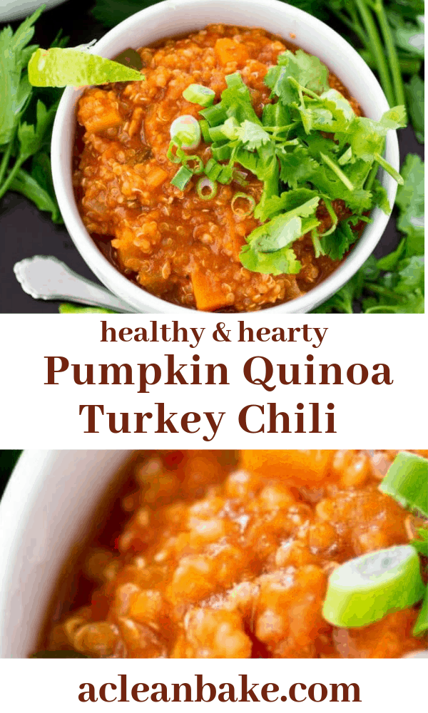 Pumpkin Quinoa Turkey Chili