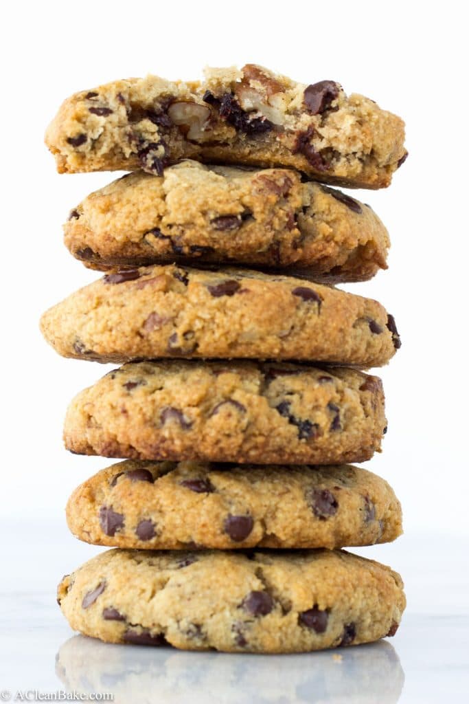 Grain-Free Chocolate Chip Cherry Ginger Cookies (Paleo, Gluten-free, Naturally-Sweetened)