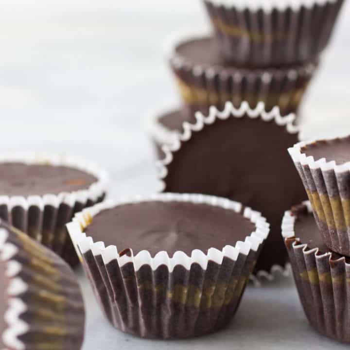 Protein-packed Peanut Butter Cups (Gluten-free, vegan and paleo-adaptable)