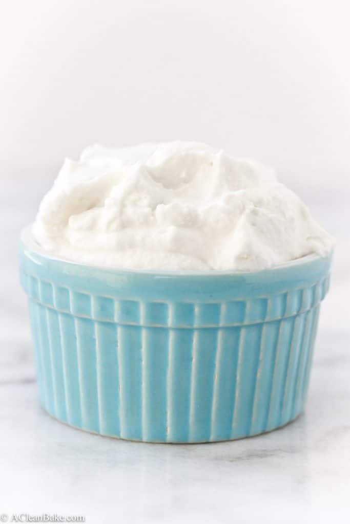 Paleo and Vegan Whipped Cream