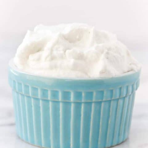 Vegan and Paleo Whipped Cream