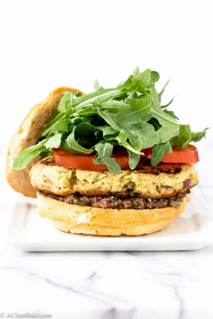 Lemon Dijon Tuna Burgers with Potato and Green Bean Salad (gluten-free, grain-free, and paleo)