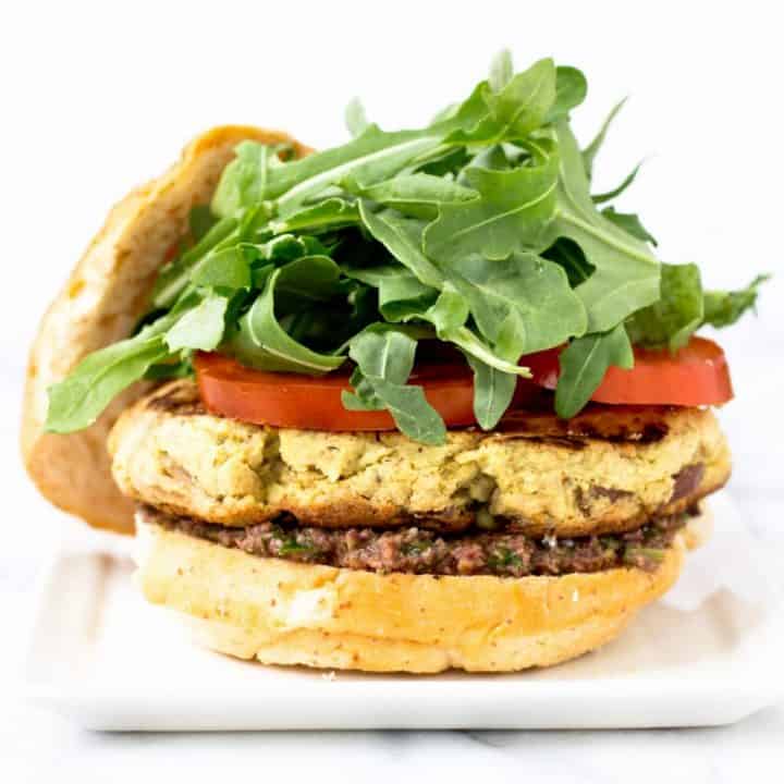 Lemon Dijon Tuna Burgers with Potato and Green Bean Salad (gluten-free, grain-free, and paleo)