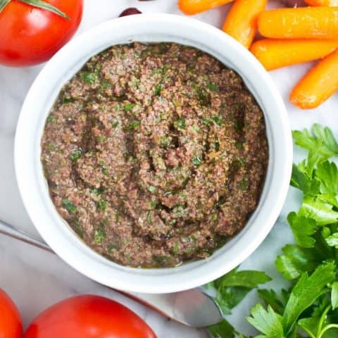 Anchovy-Free Olive Tapenade
