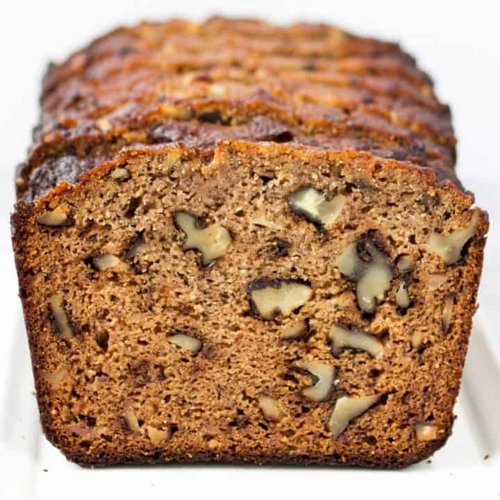 Grain Free Classic Banana Bread (Paleo Friendly and Naturally Sweetened)