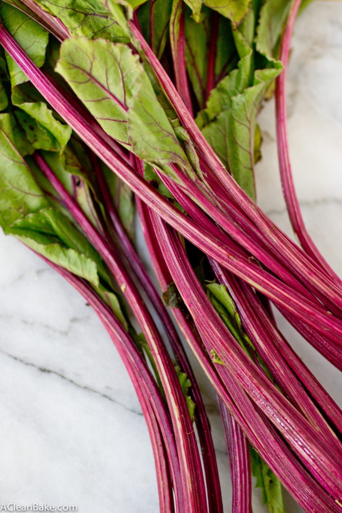 Baked Brie and Beet Green Frittata 