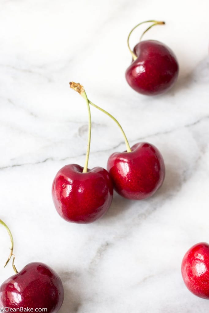 Naturally Sweetened Cherry Lime Vodka Slushie - because delicious cocktails shouldn't be full of sugar and artificial ingredients!