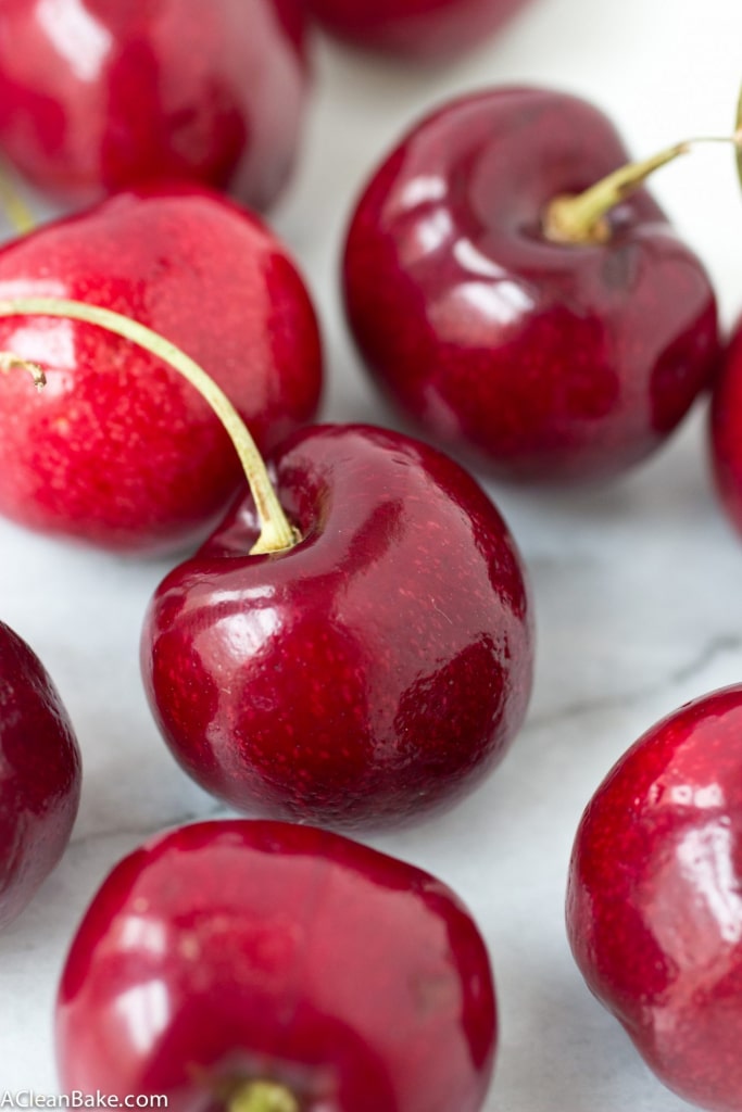 Naturally Sweetened Cherry Lime Vodka Slushie - because delicious cocktails shouldn't be full of sugar and artificial ingredients!