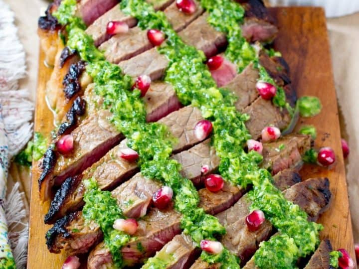 Flank Steak with Chimichurri (Paleo & AIP) - Unbound Wellness