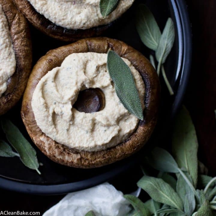 Ricotta and Sage Stuffed Portobello Mushrooms