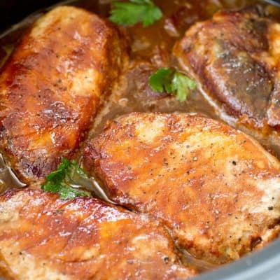 Crockpot Pork Chops with Apples and Onions (Gluten Free and Paleo) | A ...