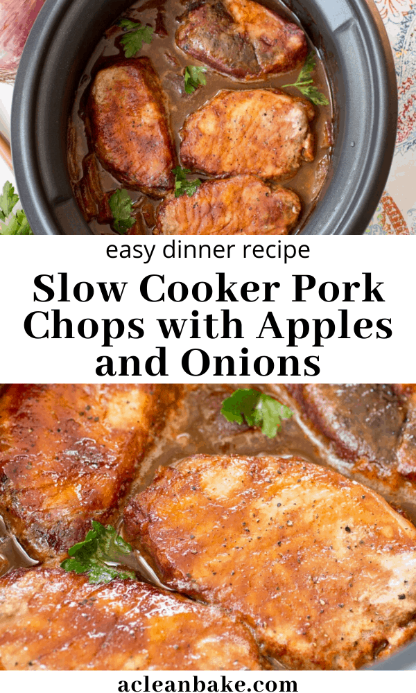 crockpot pork chops apples