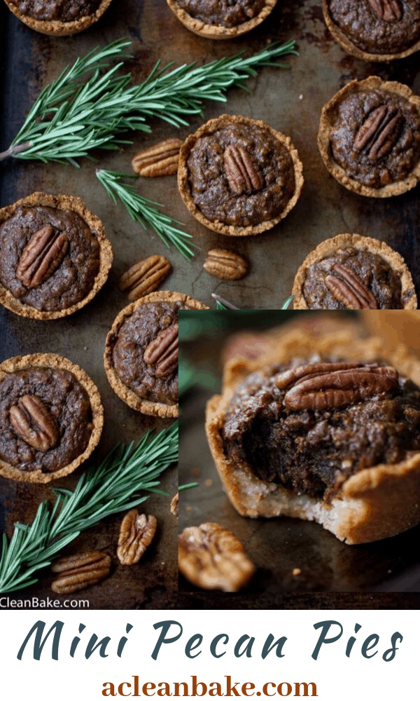 Mini Pecan Pies aka Pecan Tassies (Gluten Free and Paleo)