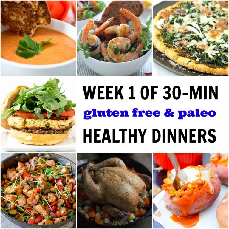 A Week of Healthy Dinners (in 30 Minutes or Less) - A Clean Bake