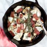 Roasted Turnips with Bacon and Crispy Shallots