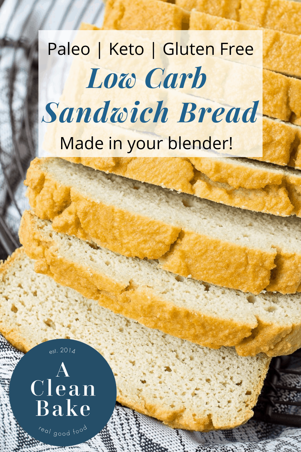 Low Carb Bread (Gluten Free And Paleo Sandwich Bread Made In The Blender!)