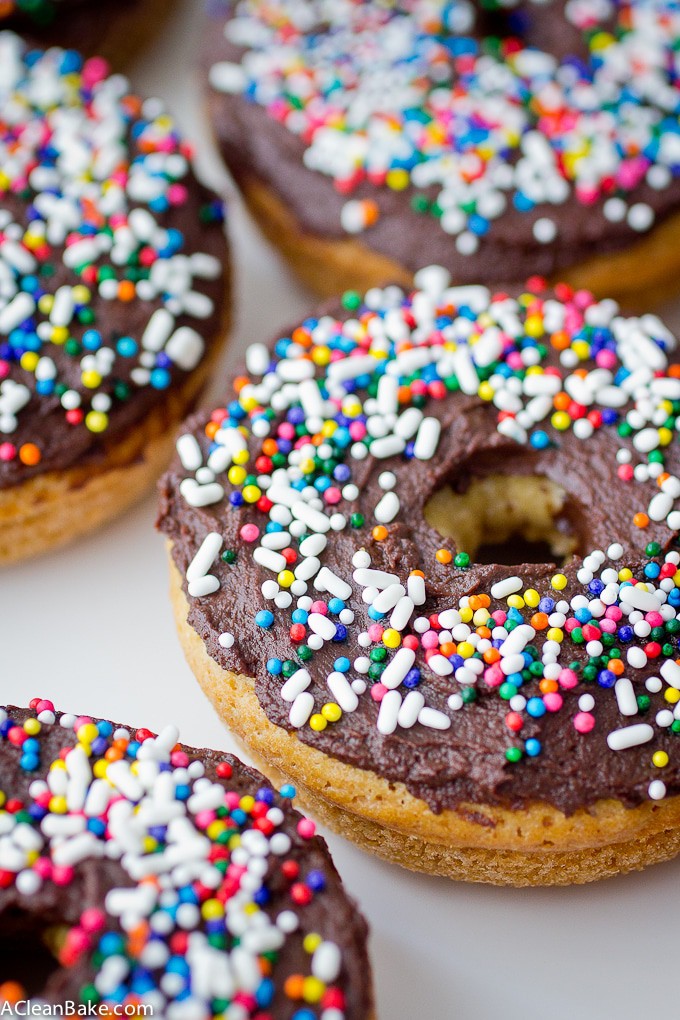 Paleo Chocolate Frosted Doughnuts (gluten free, grain free, naturally sweetened and low carb)